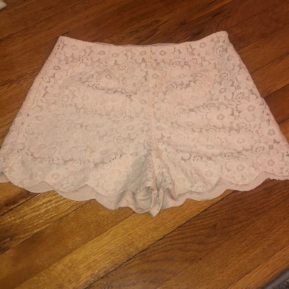 Pants - Brand new lace nude shorts!